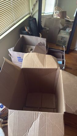 FREE 6 boxes (med and Large)