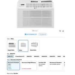 LG 6,000 BTU Window Air Conditioner
