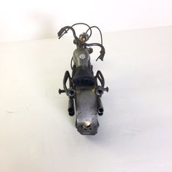 Motorcycle handmade out of nuts and bolts !