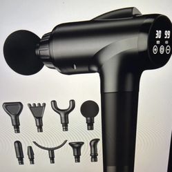 Large Size Handheld Massager With Case Accessories And Charging Equipment