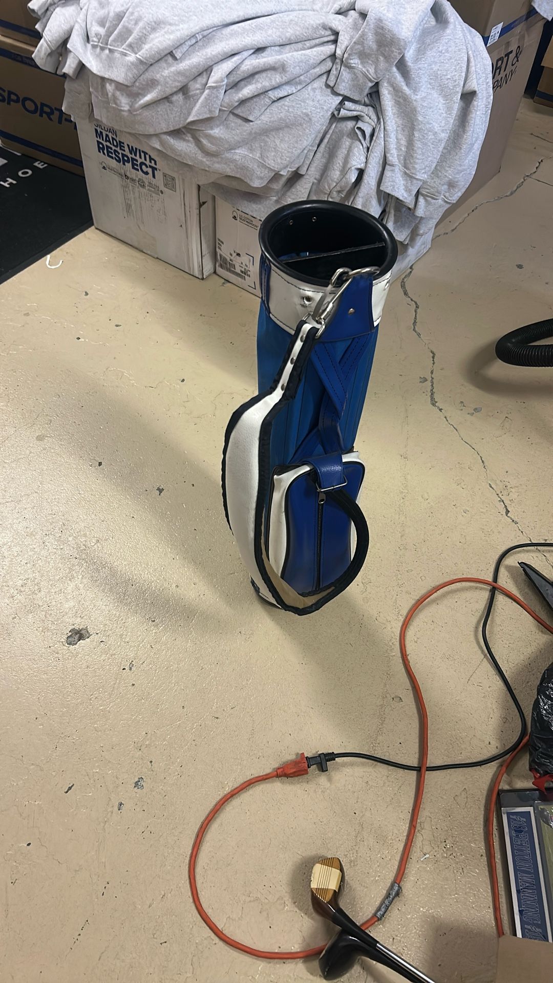 Vintage Jones small golf bag either a Sunday bag or Jr golf bag