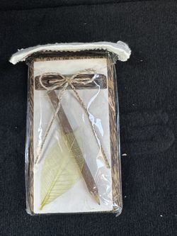 Note Pad With Pencil Coconut Stem Memo Set