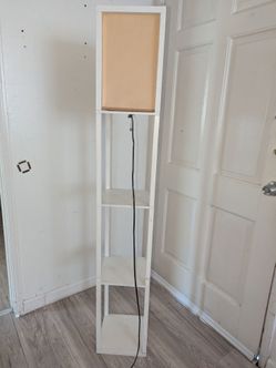 IKEA lamp with shelves