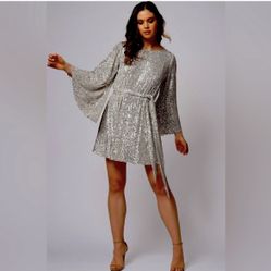 Gianni Bini Sequins Mini Dress SizeM