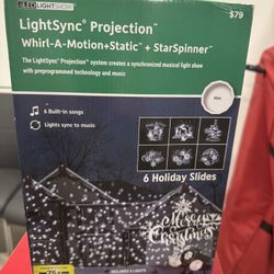 Light sync Projection LED Christmas Show Brand New In Box! 