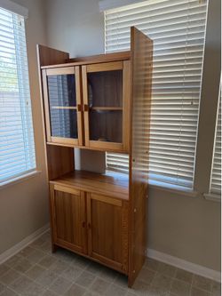 Wood Storage Cabinet / Hutch