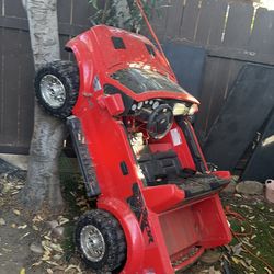 Red kids car & battery
