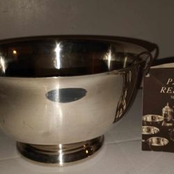 LIKE NEW 7" by 4" Paul Revere series silverplated bowl $20 FIRM