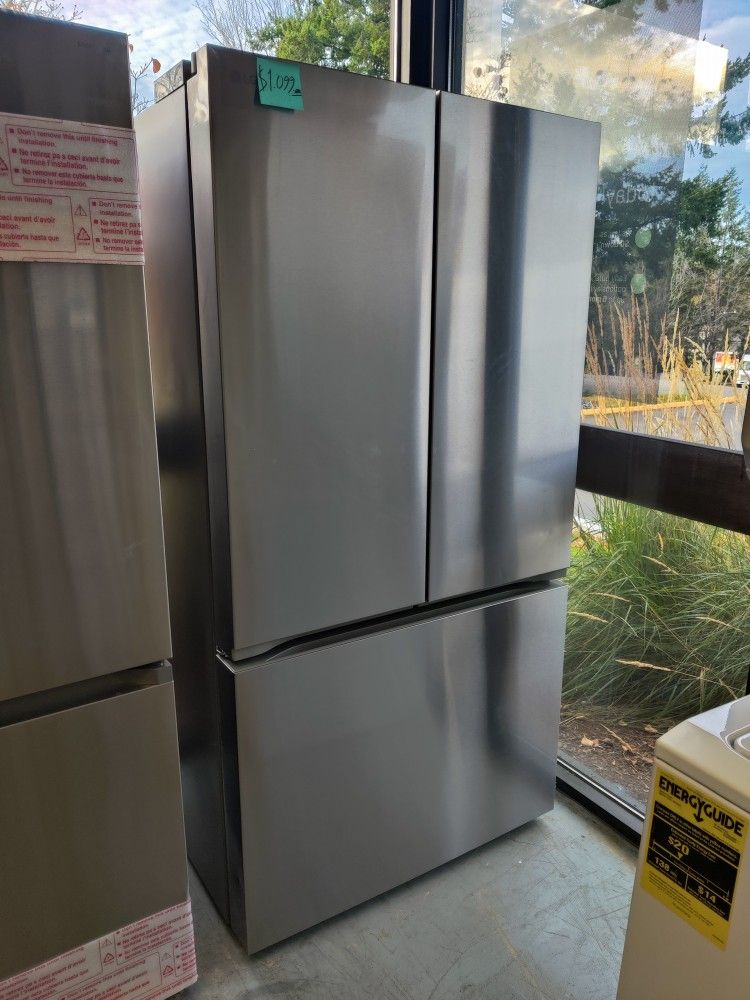 New 
27 cu. ft. SMART Counter Depth MAX French Door Refrigerator with Ice and Water, ADA Comp in P