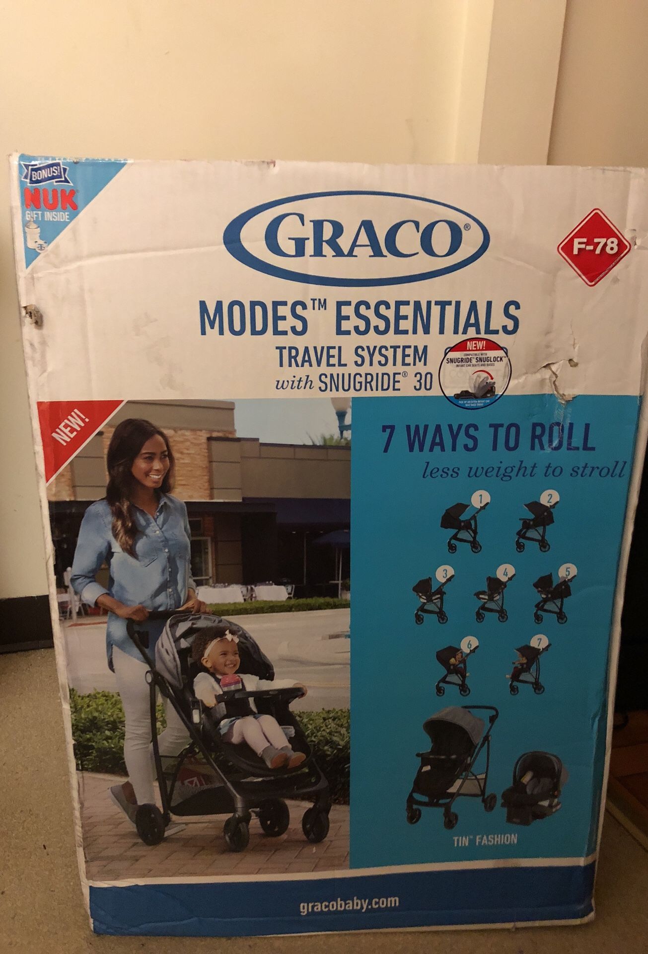Baby stroller (Brand New) seal box never been open
