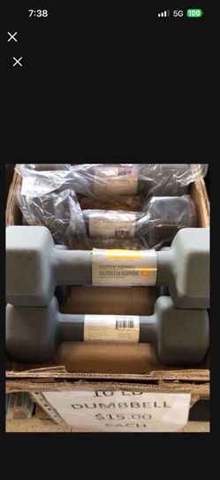 10LB Pound Neoprene DUMBBELLS  Pair 