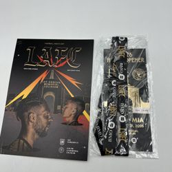 LAFC 2026 Home Opener Lanyard Program Set Inter Miami 9685/30000