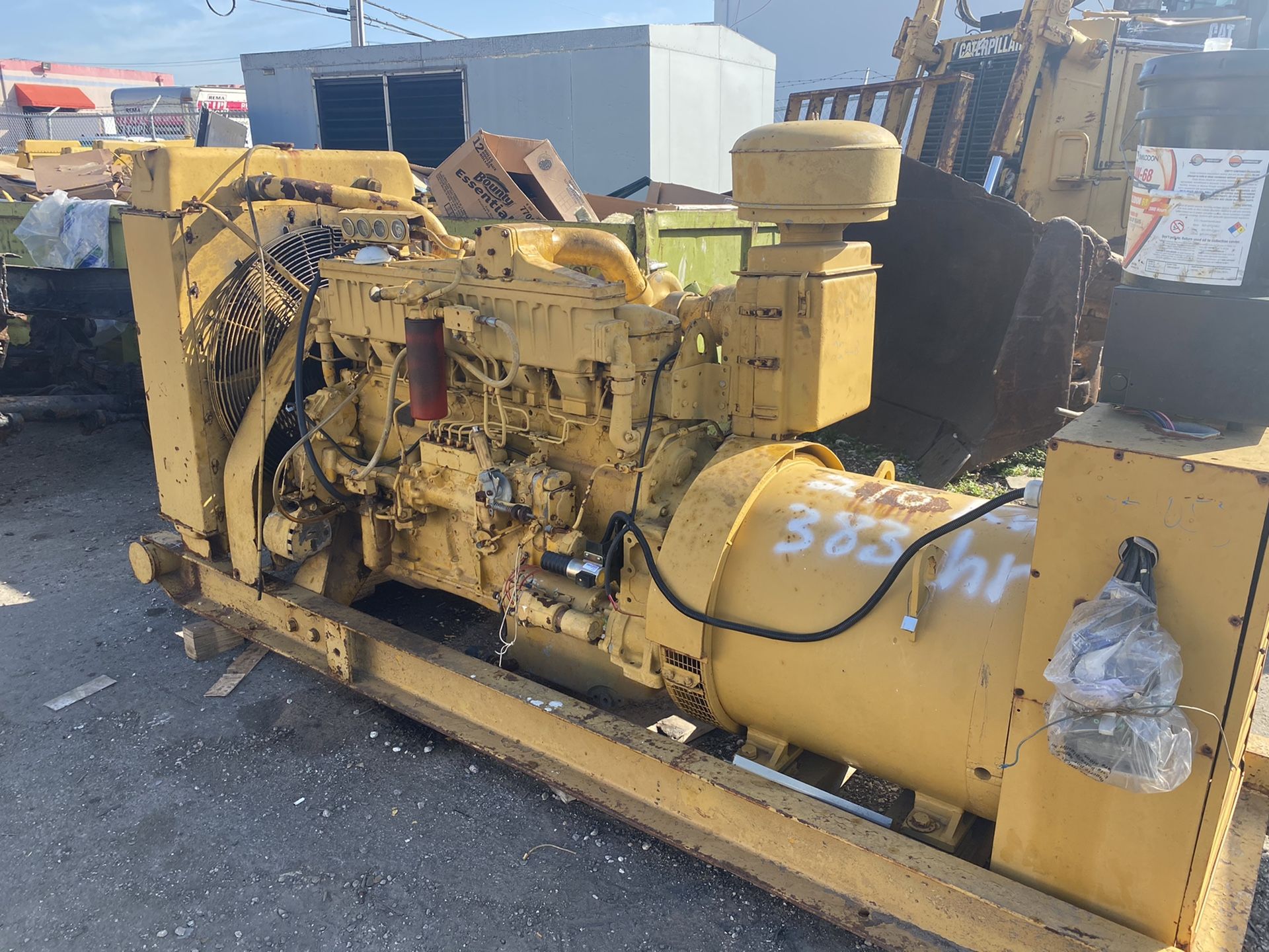 Caterpillar 3406 generator 210 KW
