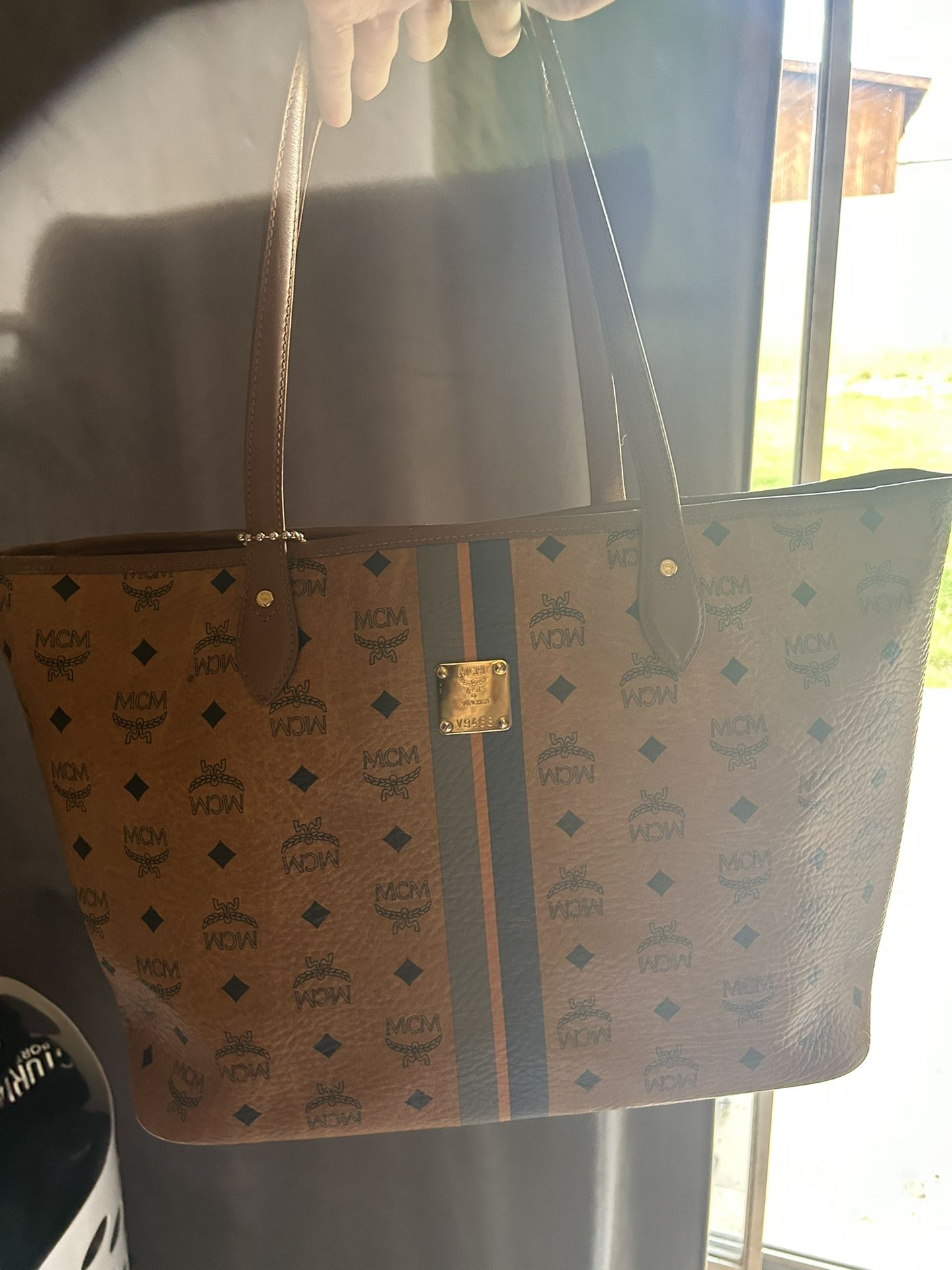 MCM Cognac Tote