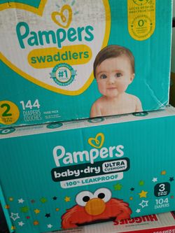 Pampers size 2 and 3