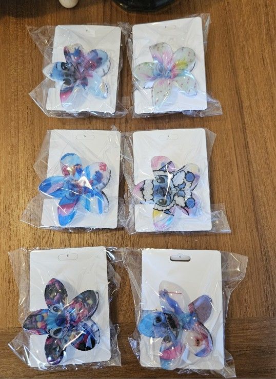 $2 Each Cute Stitch Hair Clips