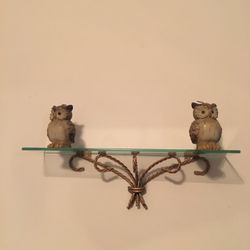 Glass And Brass Shelves