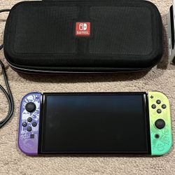 Nintendo Switch 1 OLED System Bundle + Metroid Prime 4 Game 