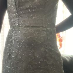 Silver Mermaid Tail Dress