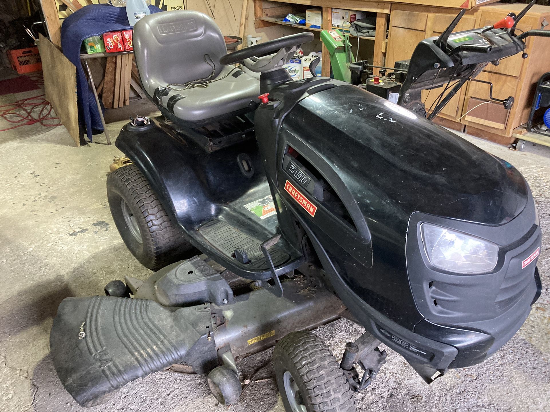 Craftsman Lawnmower YT 4500 for Sale in Antioch, IL OfferUp