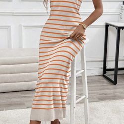 Casual & Comfortable Striped Dress