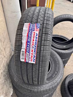 265/70R16 American Roadstar H/T 112H New 4 Tires Free Mount Balance installation 265-70-16 llantas