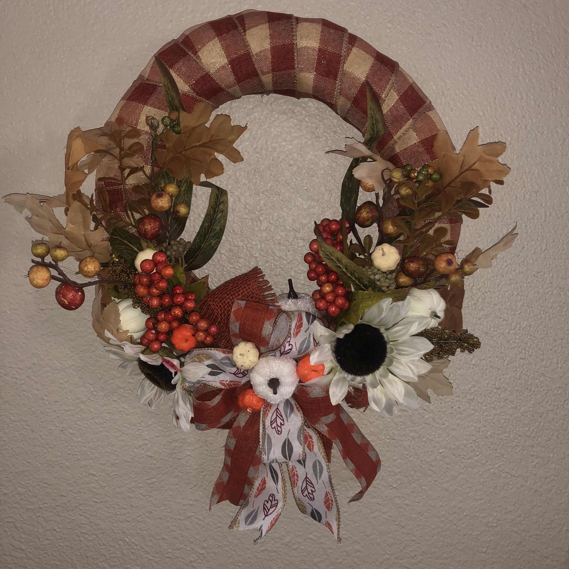 Thanksgiving Wreath Door hanger