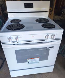 White Electric Stove, Estufa Blanca electrica usada