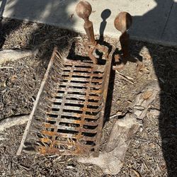 Free Scrap Metal Old Fireplace Hearth
