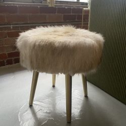 Fur (faux) Stool/Ottoman