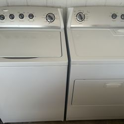 Whirlpool washer and dryer
