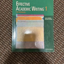 Effective Academic Writing