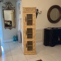 2 Exact Vintage Inspired Cabinets With Shelves 