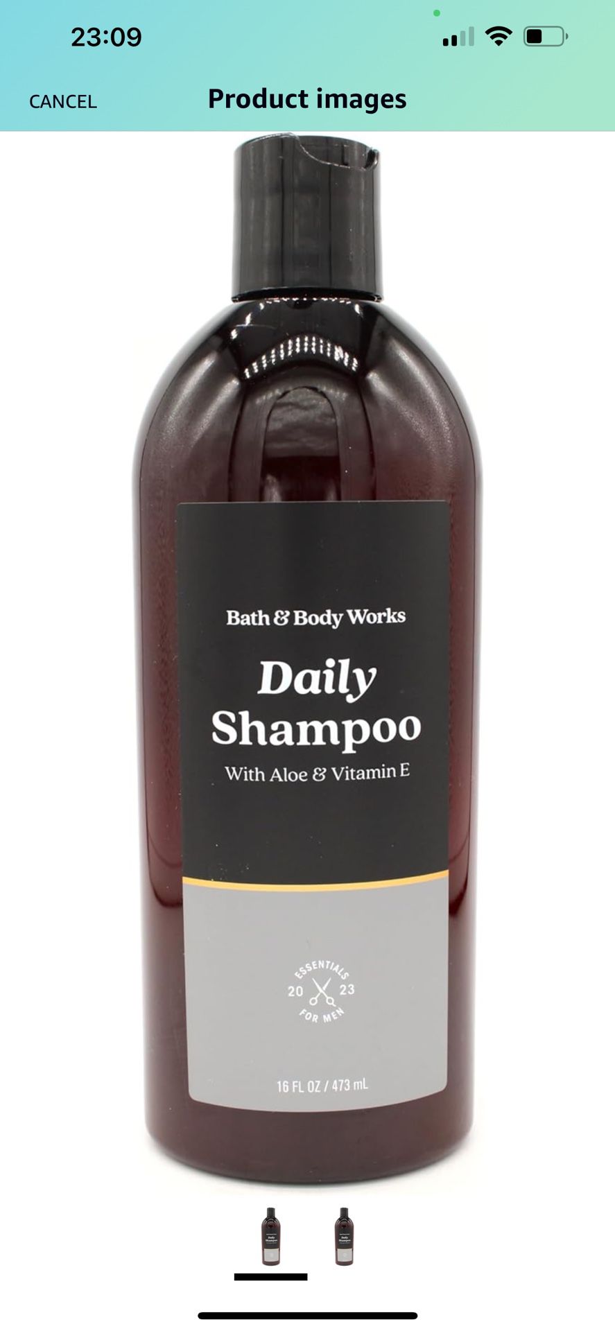 Daily Shampoo with Aloe & Vitamin E, Bath and Body, Essentials for Men, 16 fl oz