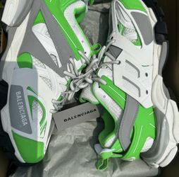 Balenciaga (green and white tracks)