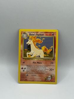Pokemon Gym Challenge Blaine’s Rapidash Card #33