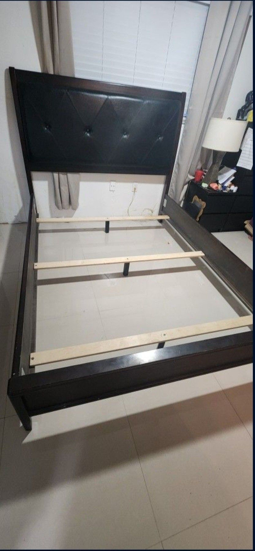 Brown Queen Bed Frame