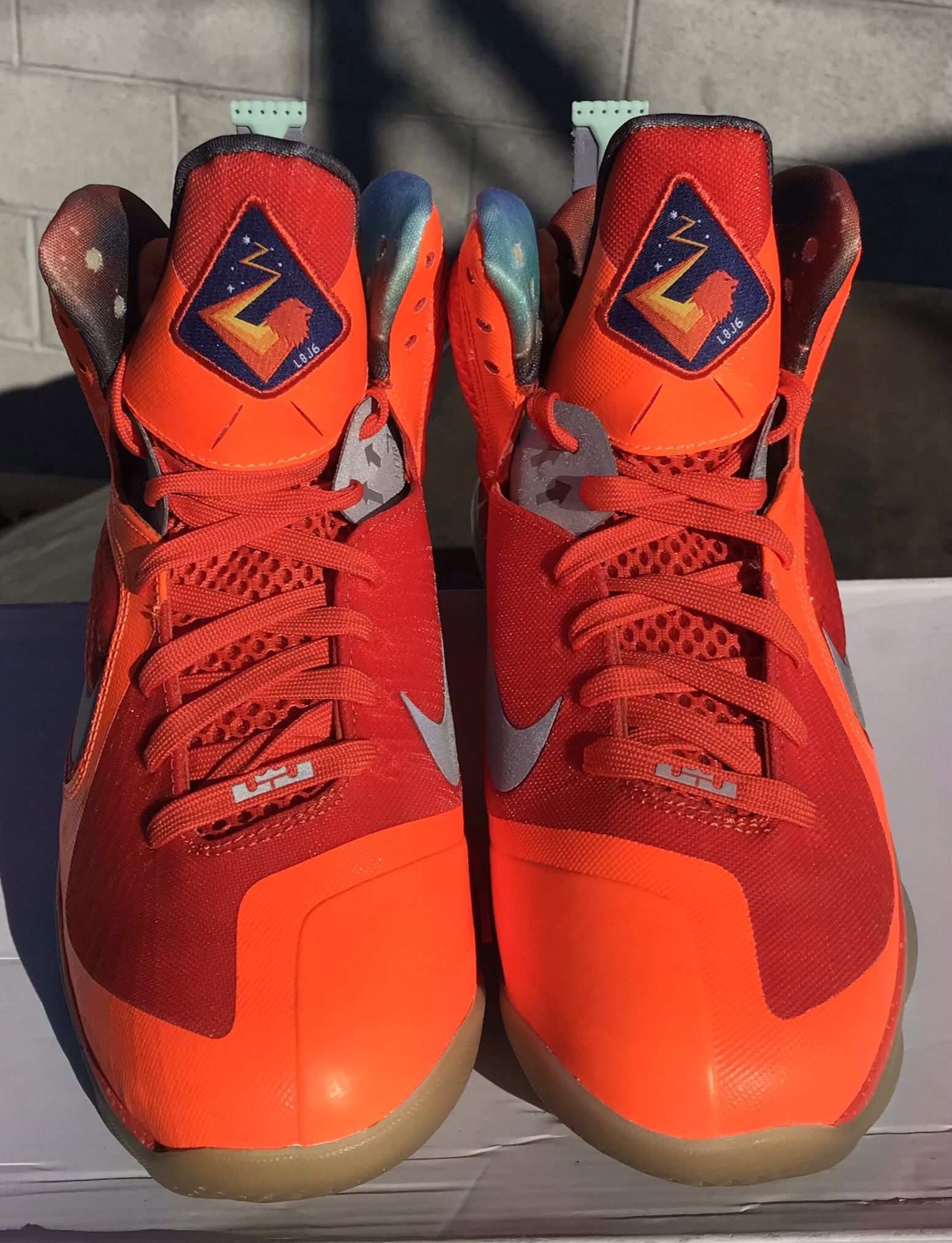 New 2012 Nike Air Lebron IX All Star Big Bang Galaxy Sz Sb