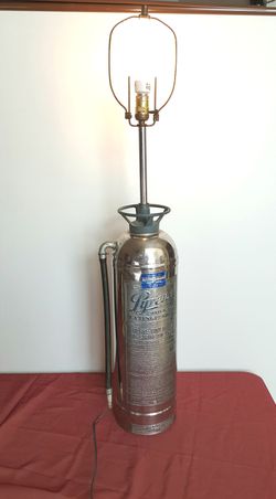 Old Fire Extinguisher Lamp Vintage
