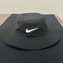 Nike Unisex Apex Dri Fit Bucket Hat in Black L/XL