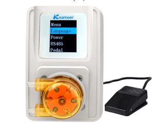 M1-STP Intelligent Peristaltic Pump 24V 0-88ml/min Low Flow Stepper Motor Adjustable Programmable Liquid Dosing Pump with Control for Laboratory Aquar