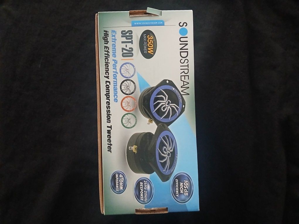Soundstream High Efficiency 2" Tweeters Brand New In The Box