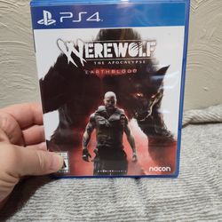 Werewolf The Apocalypse Earthblood PS4 Game 