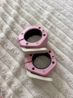 DMoose Barbell Collars Pink Pair