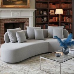 Grey Fabric Sectional In Box- Only $39 Down 