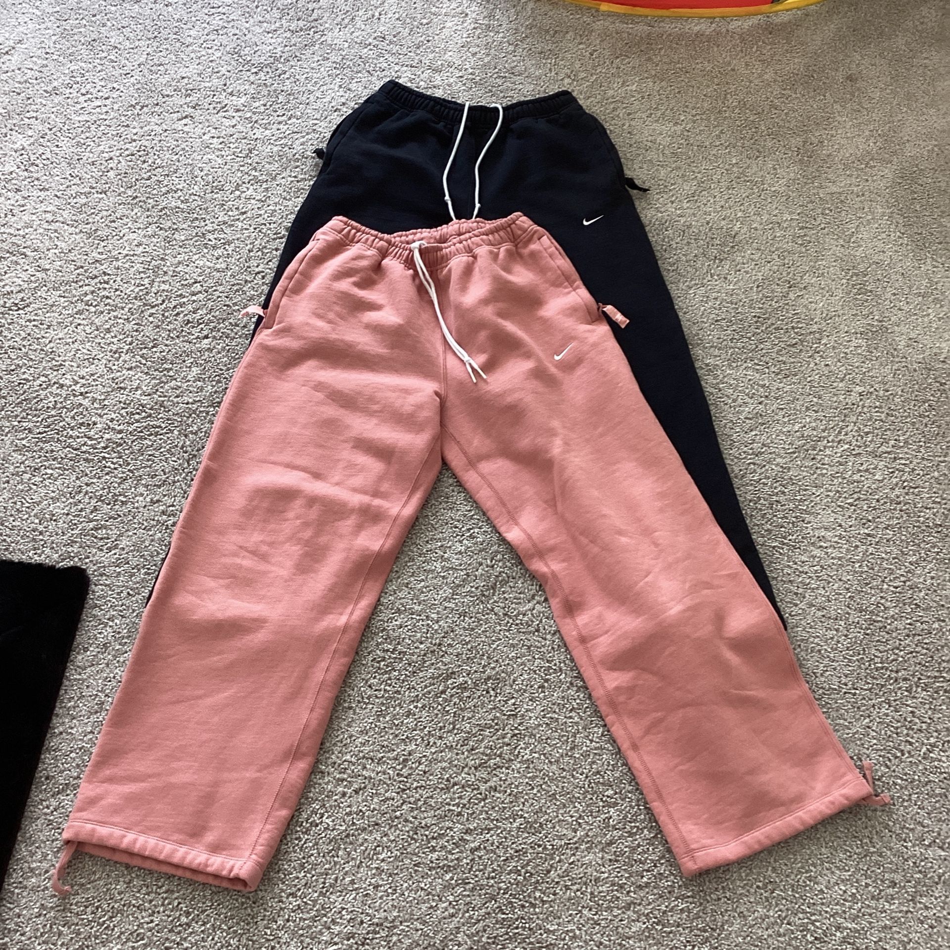 Nike Men’s Open Hem Fleece Pants (Medium)