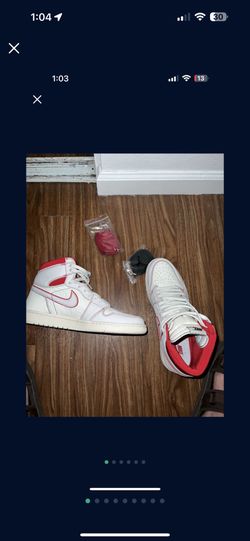 Jordan 1 Retro High Phantom Gym Red