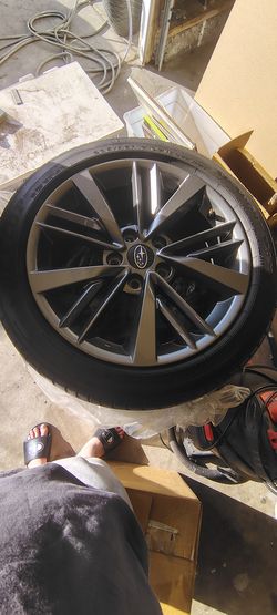 WRX rims and tires