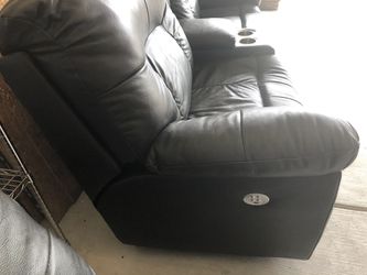 Leather Sofa and Recliner