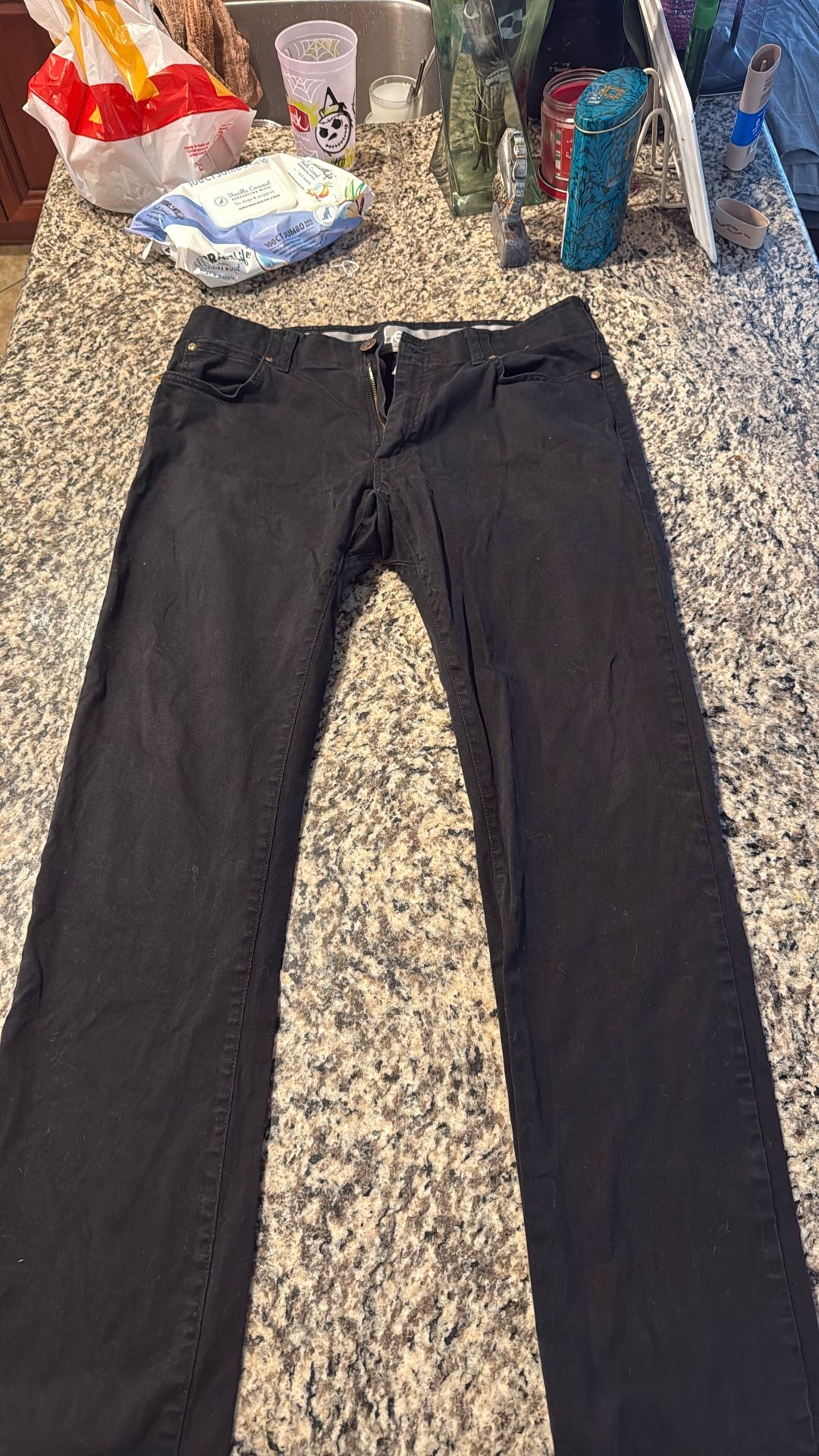 BLACK JEANS LEE STYLE SLIM STRAIGHT